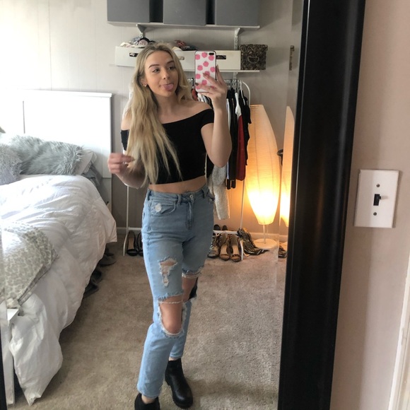 SHEIN off the shoulder top M - Picture 5 of 9